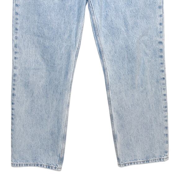 Levi's Low Pro Jeans Charlie Glow Up Light Wash Mid Rise Straight Leg Size 32 - Picture 5 of 12